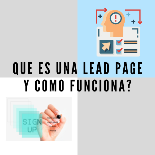 Que es una Lead Page y como funciona? [2023]